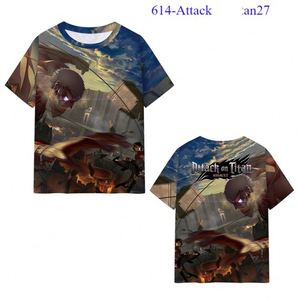 36 Diseños de Camisetas de Anime de Shingeki No Kyojin, Mikasa Ackerman, Rivaille, en Material de Seda de Leche, para Mujeres, Hombres y Niños - Product Image 2