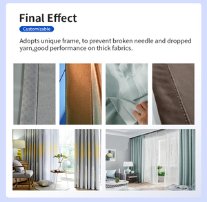 High Quality EISENKO RD-PFJ100 <b>Automatic</b> Curtain Hemming <b>Machine</b> Sides Bottom <b>Sewing</b> CE Certified 220V 0.8KW Curtain Making - Product Image 6