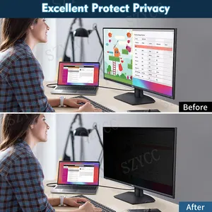 Filtro de privacidad de la computadora Anti luz azul Antideslumbrante Protector de pantalla extraíble para Dell para todos los tamaños