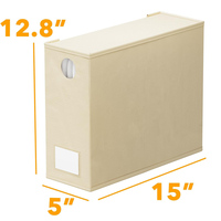 Organisateur de draps pliable à marque privée avec fenêtre et étiquettes, conteneur de rangement pour draps de lit