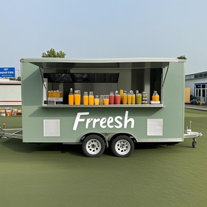 2025รถขายอาหารเคลื่อนที่สไตล์ใหม่รถลากขายไอศกรีมสุนัขร้อน - Product Image 5