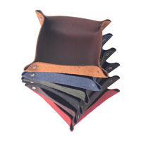 supérieure organisateur de bureau artisanal | Plateau de rangement de cadeau d'entreprise de luxe avec boutons-pression