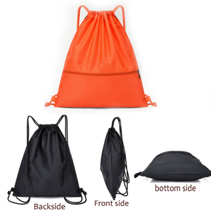 Mochila deportiva impermeable con cordón, bolsa de gimnasio, bolsa de baloncesto con cremallera, logotipo personalizado para estudiantes, entrenamiento al aire libre - Product Image 4