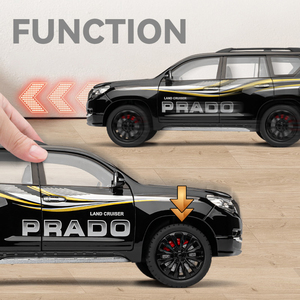 Modellino SUV in <span class=keywords><strong>Scala</strong></span> <span class=keywords><strong>1</strong></span>/<span class=keywords><strong>18</strong></span> in Lega Pressofusa con 6 Porte Apribili, Suono, Luci, Funzione Pull-Back, Sterzo e Ammortizzatori - Product Image 4