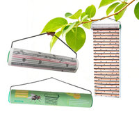 Piège à mouches en rouleau de colle de haute qualité, écologique, non toxique, en papier solide, imperméable, léger et très efficace pour la lutte antiparasitaire intérieure