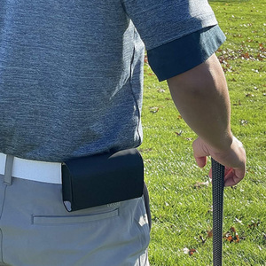 Outdoor <b>golf</b> rangefinder storage bag/waist bag, leather <b>golf</b> viewfinder case, <b>golf</b> accessories. - Product Image 4