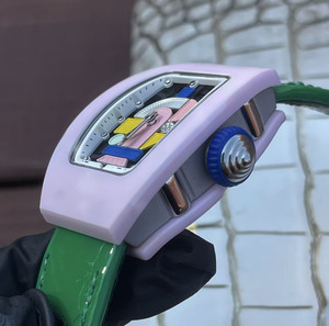 Nuevo Reloj de Pulsera de Moda para Mujer, Estilo Clásico y Elegante, Cerámica de Color, Incrustaciones de Moissanita 0701 - Product Image 2