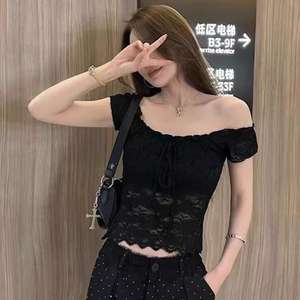 2025 Mujeres Nuevo Sexy alto elástico encaje transparente tirantes acolchado Top Slim Fit básico Casual construir en sujetador camisetas <span class=keywords><strong>blusa</strong></span> Top - Product Image 5