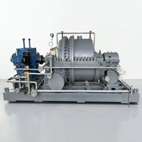 Turbin Uap Tekanan Balik Bowzon D300, 1-15MW 3000RPM, Inlet 3.82MPa/450 ℃ , Knalpot 0.98MPa, 6.3kV untuk Kogenerasi Industri