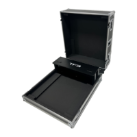 Boîtier de mixeur numérique DJ de haute qualité fabriqué en OEM/ODM, avec 4 roulettes pivotantes, fermeture à clapet, protection robuste étanche IP67