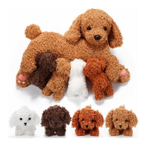 Mamá de peluche y 4 cachorros, juguetes de peluche, perro, Animal relleno, cachorro, juguete para niños - Product Image 6