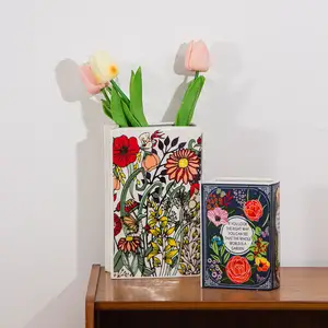 Nordic di lusso carino a forma di libro vasi personalizzati da ufficio soggiorno decorazione per la casa vaso in ceramica per fiori