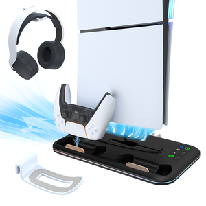 <span class=keywords><strong>Base</strong></span> <span class=keywords><strong>de</strong></span> <span class=keywords><strong>carga</strong></span> del controlador multifunción con soporte <span class=keywords><strong>de</strong></span> refrigeración <span class=keywords><strong>de</strong></span> luces RGB para <span class=keywords><strong>PS5</strong></span> PRO - Product Image 3