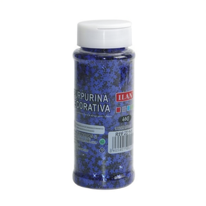 Glitter decorativo Ilan 80G blu a forma di stella 4mm per lavori artigianali - Product Image 2