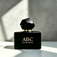Flacon pulvérisateur noir mat personnalisé de 30 ml, 50 ml, 100 ml, flacon de parfum en verre unique, flacon vide, boîte de luxe
