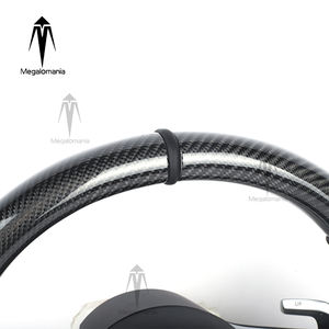 Volant en fibre de carbone compatible avec Mercedes Benz <span class=keywords><strong>AMG</strong></span> W206 W292 W463 W218 W212 W205 W204 W222 W221 W223 W213 GTS GLA GLB GLC GLE - Product Image 2