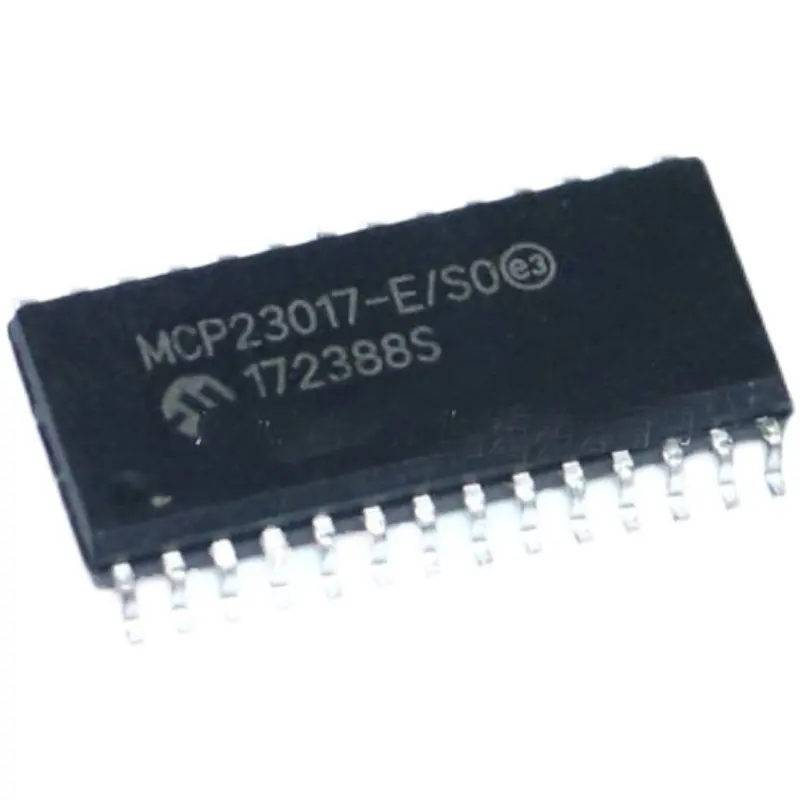 MCP23017-E/SO yama SOP28 tek çip yeni orijinal 16-bit I/O port genişletici