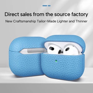 Étui de protection pour écouteurs en cuir de qualité supérieure, personnalisé, entièrement enveloppant, pour Samsung Buds 3/3Pro pour <span class=keywords><strong>Airpods</strong></span> <span class=keywords><strong>Pro</strong></span> 3/<span class=keywords><strong>Pro</strong></span> 2, housse pour écouteurs - Product Image 5