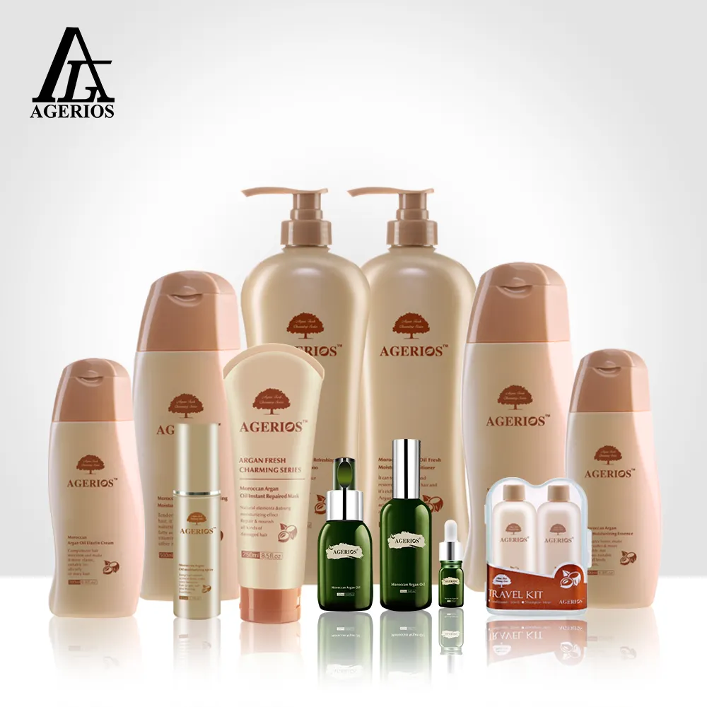Agerios Argan Moroccan oil Hair Care Hair Spa Cosmetics Set Private label