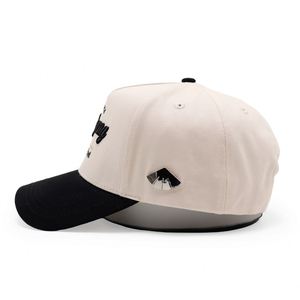 Casquettes personnalisées avec logo brodé en relief 3D, casquettes brodées bicolores, casquettes de baseball - Product Image 3