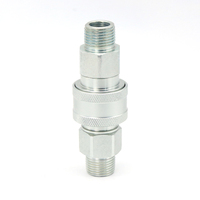 Raccords hydrauliques rapides multi-tuyaux en acier au carbone 1/2 pouce IIA-02 ISOA