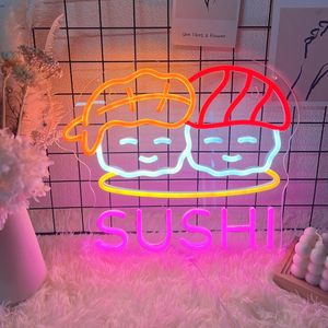 Sushi neon light LED luminous <b>sign</b> wall decoration light sushi shop signboard indicator light ambient light luminous <b>sign</b> 5V 12V - Product Image 6