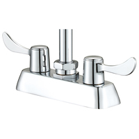 Robinet d'évier de cuisine chaud/froid à col de cygne pivotant de 8 pouces, finition polie, à prix réduit, avec poignée en alliage de zinc et cartouche en laiton céramique