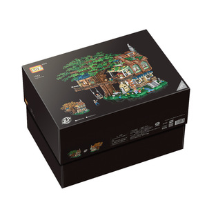 1033 Treehouse Model Building Blocks Assembly Set Plastic Cement for Teenagers DIY Gift Ornament Architecture Miniatures - Product Image 3