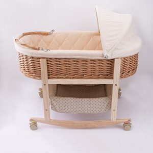 Tự Nhiên <span class=keywords><strong>Wicker</strong></span> Môi Trường Khỏe Mạnh Bé Đứa Trẻ Giấc Ngủ Thích Hợp Bé <span class=keywords><strong>Moses</strong></span> <span class=keywords><strong>Wicker</strong></span> Hamper Giỏ Cho Nhà Và Khách Sạn - Product Image 3