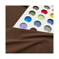 Tissu Brocart Mat Satiné Double Face 230G Haute Élasticité pour Vêtements de Yoga, Tissu Tricoté Extensible en Nylon / Tissu Sport Printemps-Été
