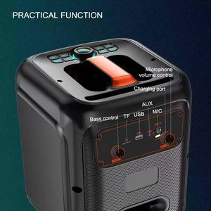 Sistema de Altavoces Inalámbricos para Exteriores con Potente Subwoofer y Luces LED RGB para Grandes Fiestas de <span class=keywords><strong>Karaoke</strong></span> - Product Image 5