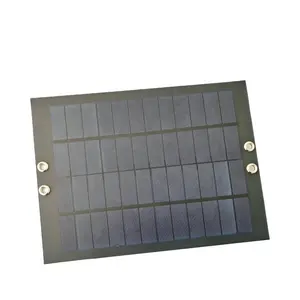 Cargador de panel solar PET portátil de 12V, mini panel solar PET de 5,25 W, panel solar semiflexible de W