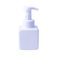 Flacon pulvérisateur carré en plastique PET écologique de 250 ml avec pompe pour désinfectant pour les mains en mousse et produits cosmétiques nettoyants