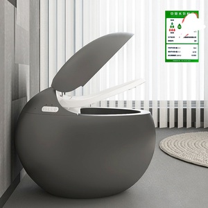 Inodoro Inteligente de Cerámica Gris con Marca de Agua de Alta Calidad, con Control Remoto y Asiento con Calefacción RT19, Inodoro Inteligente RT19 RT19 RT19 Sma - Product Image 2