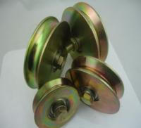 Roues de portail coulissant industrielles en acier robuste, design moderne, support inférieur pour portails coulissants galvanisés pour entrepôts