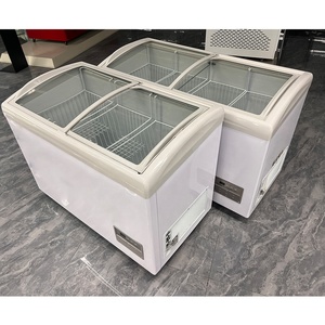 158L 12V DC năng lượng mặt trời ngực Tủ đông cửa duy nhất máy nén làm mát Ice Cream tủ lạnh sâu tủ đông - Product Image 6