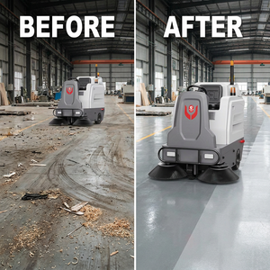 <span class=keywords><strong>Balayeuse</strong></span> autoportée compacte CleanHorse M2 1200 mm, <span class=keywords><strong>balayeuse</strong></span> électrique autoportée pour entrepôt, usine industrielle - Product Image 2