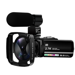 OEM/ODM 2.7k Dual Lens Digital Video Camera 48mp Camcorder for Youtube Vlogging With Wifi Recorder 2.7kdv 4K HD Night Vision 48M - Product Image 1