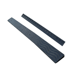 <span class=keywords><strong>Rampe</strong></span> de porte de seuil de fauteuil roulant en caoutchouc solide durable de 1 ''avec bords d'aile ralentisseurs fonctionnels - Product Image 1