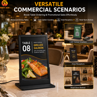 Affichage numérique LCD 10,1 pouces pour table, résolution 800 x 1280, menu sans fil, CMS intégré pour restaurants et cafés – Fournisseur direct usine
