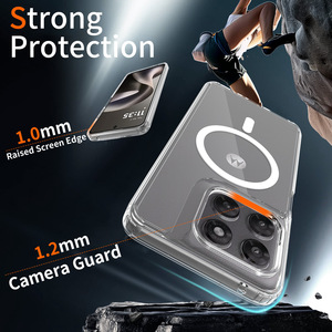 Funda Transparente Magnética Premium de TPU Compatible con Motorola G37 <span class=keywords><strong>Edge</strong></span> 60 G86 G16, con Letras 3D Personalizables y Protección Anticaídas - Product Image 1