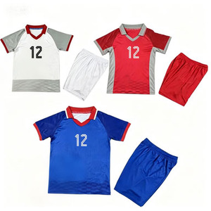 Maillot de football Haïti 2026 pour bébés garçons – Tenue de football domicile et extérieur pour enfants – Uniforme sportif d'été à manches courtes anti-bactérien - Product Image 3