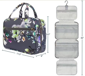 Borsa <span class=keywords><strong>Organizer</strong></span> <span class=keywords><strong>da</strong></span> Viaggio Impermeabile Personalizzata, Borsa per Toilette Appendibile Pieghevole, <span class=keywords><strong>Organizer</strong></span> per Cosmetici e <span class=keywords><strong>Trucchi</strong></span> - Product Image 3