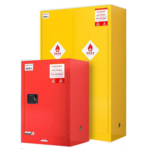 Armoire antidéflagrante ignifuge de sécurité de marchandises dangereuses de produits chimiques liquides combustibles de double porte industrielle en gros - Product Image 1