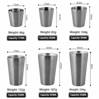 Tasses isothermes en acier inoxydable 304 à double paroi avec logo personnalisé, 6 oz et 10 oz, pour bière, café, vaisselle personnalisée pour cadeaux