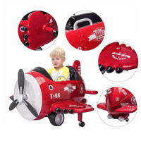 Vente chaude, qualité supérieure, avion électrique 12V, nouveau design, voiture à batterie pour enfants, jouet à roulettes pour bébé, contrôle de vitesse à trois vitesses