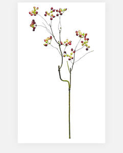 Rama de Bayas Artificiales de Espuma Verde, Azul y Naranja B1225 para Decoración de Bodas, Hogar y Navidad, Planta Floral Decorativa - Product Image 4