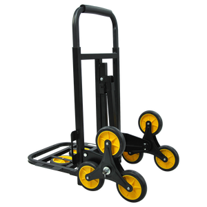 Troli Tangga Portabel FHT150-6S Kapasitas 330 Pound, Uni-Silent Dolly dengan Struktur Kontainer Beroda, Gerobak Dorong untuk Tangga - Product Image 2