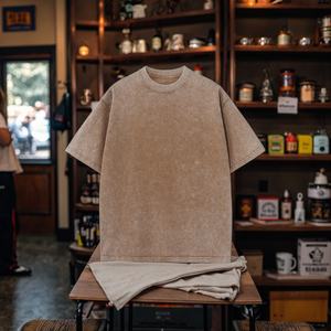 เสื้อยืดวินเทจรุ่นย้อนยุคพิมพ์ลายล้างกรดบริสุทธิ์คุณภาพสูงปรับแต่งได้ - Product Image 4