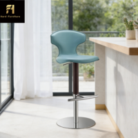 Chaise de bar haute de gamme, confortable et ergonomique, de qualité supérieure, pour usage commercial et cuisine